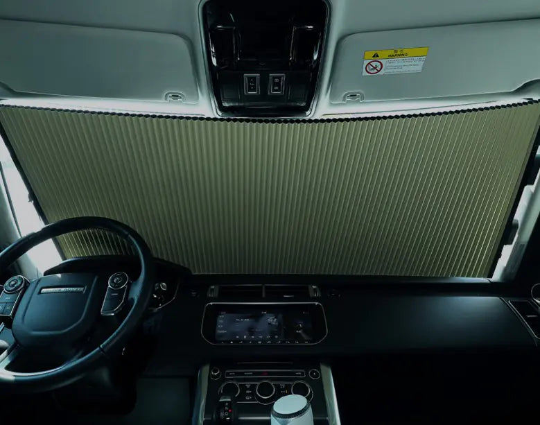 Automotive Sunshade Curtain with Automatic Retractable Design