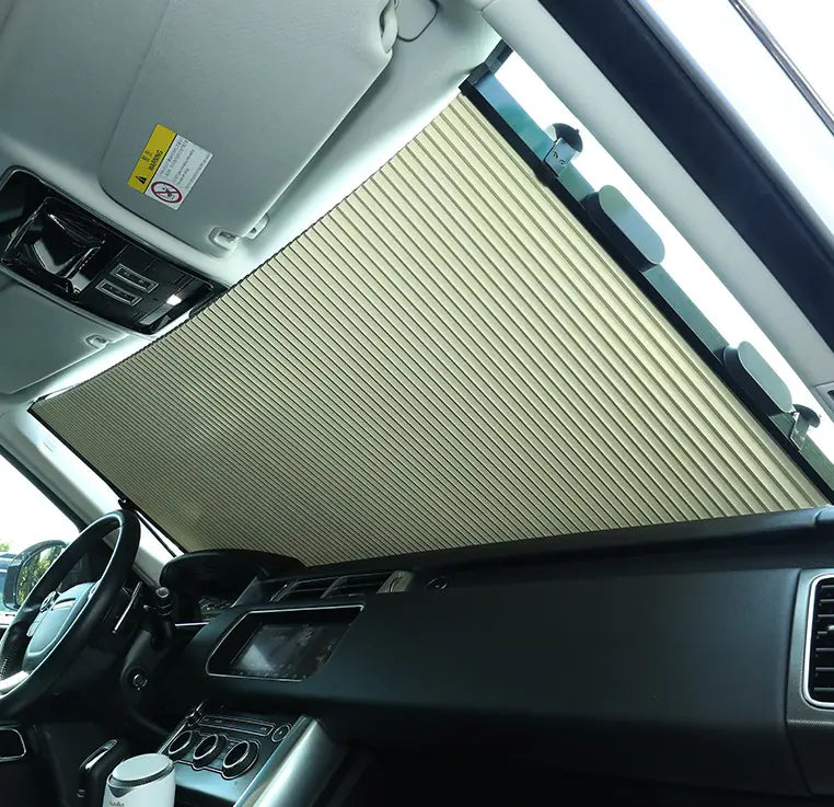 Automotive Sunshade Curtain with Automatic Retractable Design