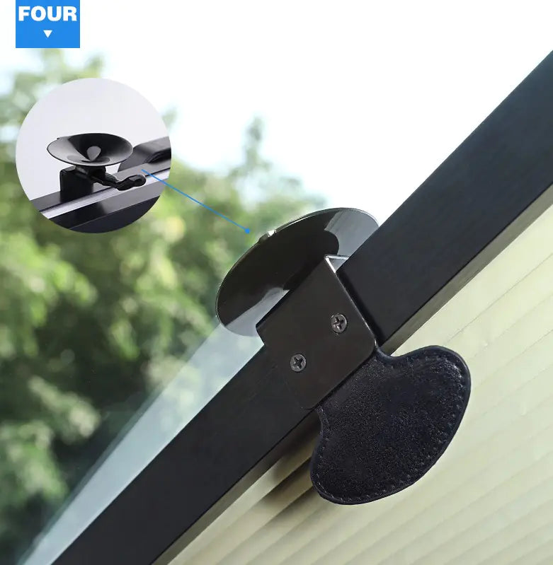 Automotive Sunshade Curtain with Automatic Retractable Design